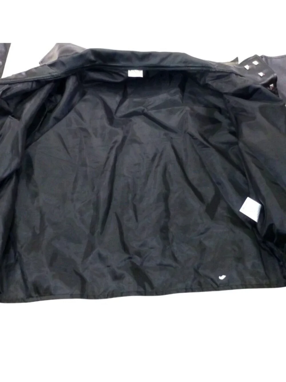 Spirit Halloween Skeleton Faux Leather Jacket With Ribcage & Bone Print -Youth L - Picture 3 of 14